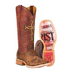 I Believe 13" Cowgirl Boots Tin Haul